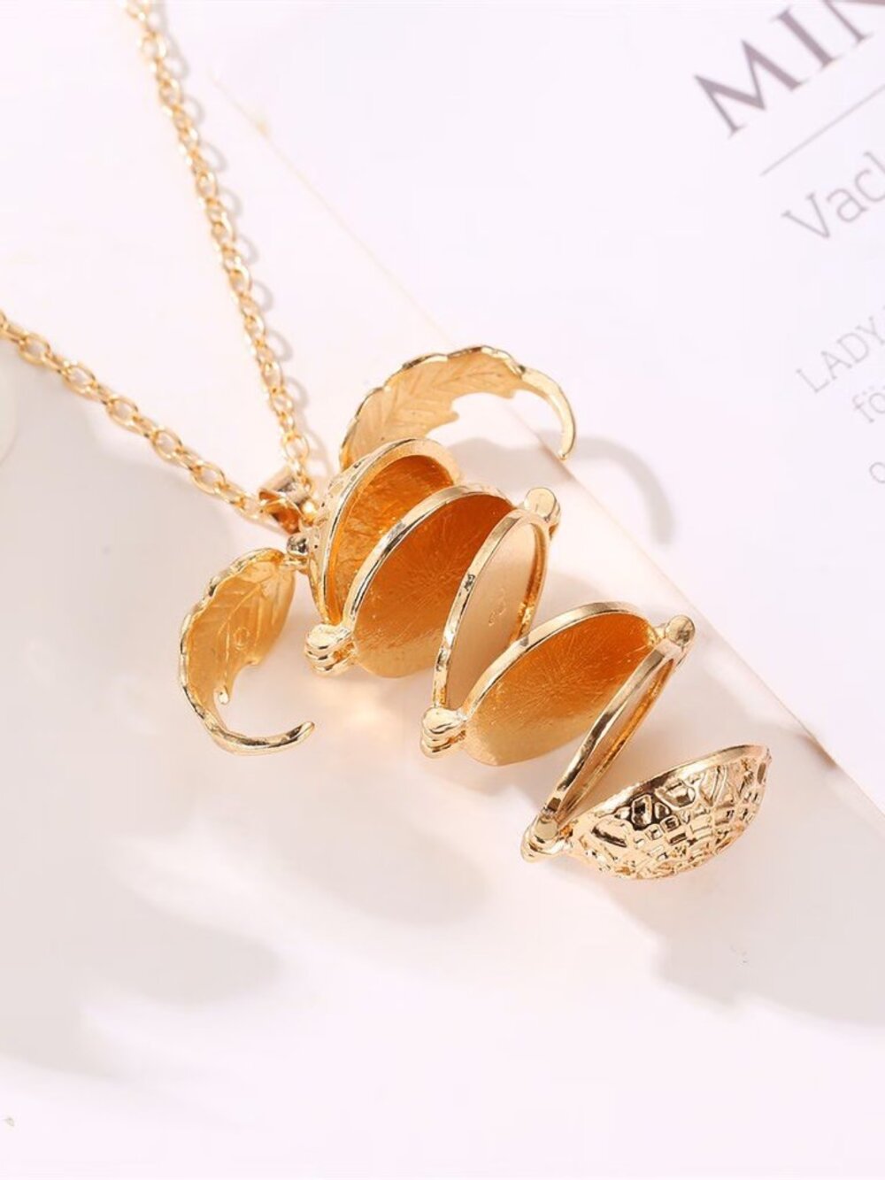 Gold Silver Picture Locket Necklace Hidden Photo Pendant Memory Keepsake Gift - Picture 6 of 6